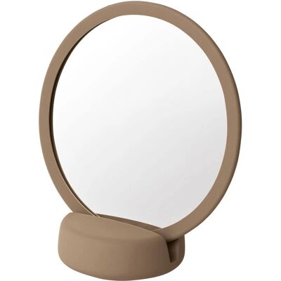 Blomus Sono Make-up Spiegel - Ø17 cm - Braun - Badezimmerzubehör Blomus Sono Make-up Spiegel - Ø17 cm - Braun - Badezimmerzubehör