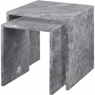 Blomus Varu Marmorskap Set med 2 - Moderne Design Blomus Varu Marmorskap Set med 2 - Moderne Design