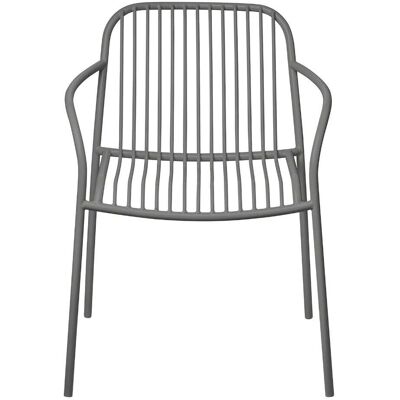 Blomus YUA WIRE Outdoor Armlehnstuhl - Granitgrau Blomus YUA WIRE Outdoor Armlehnstuhl - Granitgrau