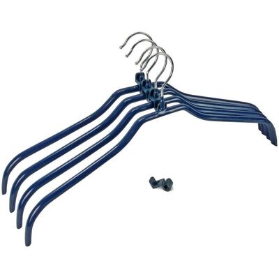WENKO Blu Ganci multifunzione salvaspazio - Accessori per vestiti WENKO Blu Ganci multifunzione salvaspazio - Accessori per vestiti