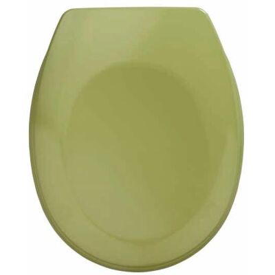 WENKO Bergamo Toiletzitting - Duroplast, Groen, Verstelbare RVS Bevestiging WENKO Bergamo Toiletzitting - Duroplast, Groen, Verstelbare RVS Bevestiging