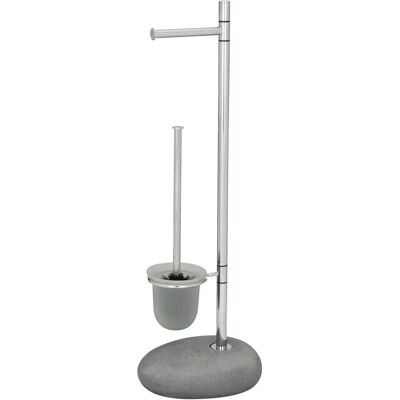 Set de accesorii WC Pebble Stone de la WENKO - Aspect de piatră naturală Set de accesorii WC Pebble Stone de la WENKO - Aspect de piatră naturală