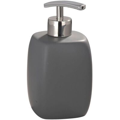 WENKO Faro Grauer Keramik Flüssigseifenspender - 440ml WENKO Faro Grauer Keramik Flüssigseifenspender - 440ml