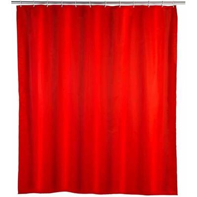 Tenda doccia antimuffa rossa WENKO - Poliestere Tenda doccia antimuffa rossa WENKO - Poliestere