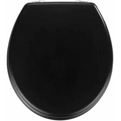 Capac toaletă WENKO - MDF Retro Negru Capac toaletă WENKO - MDF Retro Negru