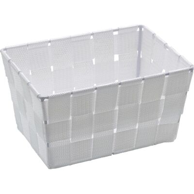WENKO 20361100 Storage Box - Rectangular White Plastic Container WENKO 20361100 Storage Box - Rectangular White Plastic Container