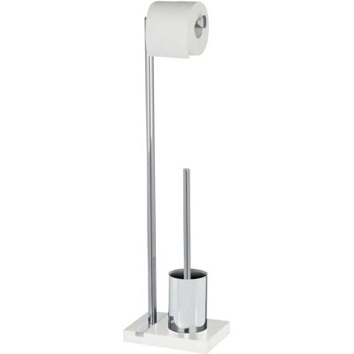 Conjunto de baño Noble White WENKO con Cepillo y Soporte Conjunto de baño Noble White WENKO con Cepillo y Soporte