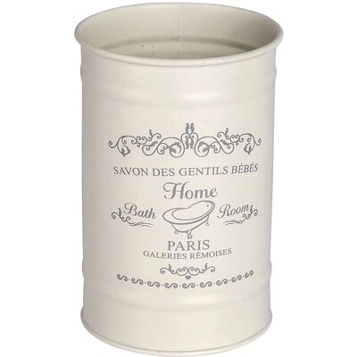 Verre de bain WENKO, Crème Vintage - Porte-brosse à dents Verre de bain WENKO, Crème Vintage - Porte-brosse à dents