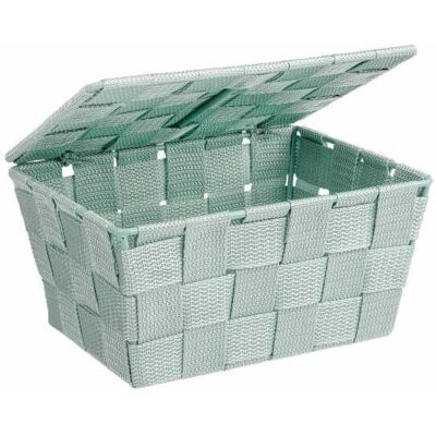 Boîte de rangement WENKO Menthe - Organisateur rectangulaire de salle de bain Boîte de rangement WENKO Menthe - Organisateur rectangulaire de salle de bain