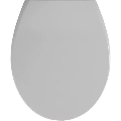 WENKO Grey Samos Toilet Seat with Automatic Soft-Closing - Bathroom Accessory WENKO Grey Samos Toilet Seat with Automatic Soft-Closing - Bathroom Accessory