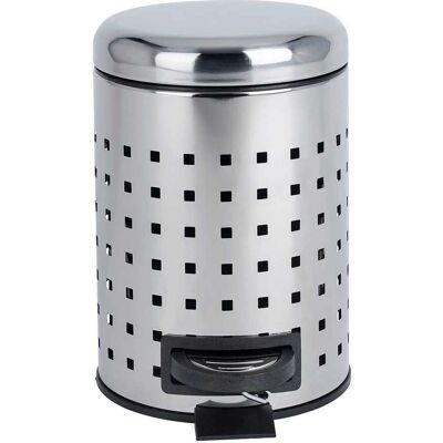 WENKO 22445100 Stainless Steel Waste Bin 3L - Waste bin WENKO 22445100 Stainless Steel Waste Bin 3L - Waste bin