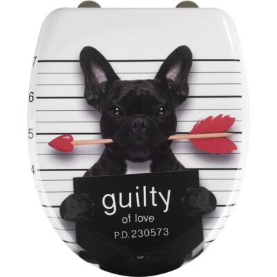 WENKO Guilty Dog WC-Sitz - Soft Close, Duroplast, bunt WENKO Guilty Dog WC-Sitz - Soft Close, Duroplast, bunt