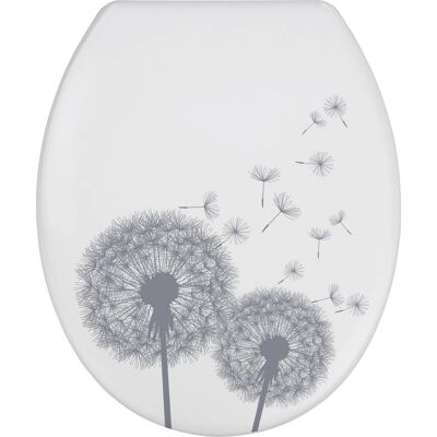 WENKO Astera WC-Sitz - Antibakteriell, Soft Close, Grau WENKO Astera WC-Sitz - Antibakteriell, Soft Close, Grau