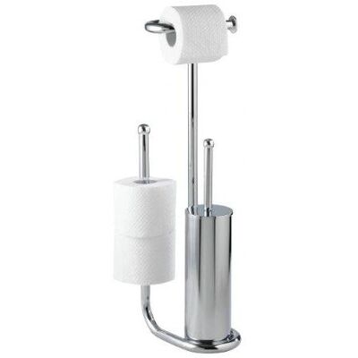 WENKO Cepillo y Soporte para Inodoro - Acero Cromado - 18730100 WENKO Cepillo y Soporte para Inodoro - Acero Cromado - 18730100