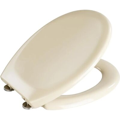 Wenko 18760100 Scaun de toaletă din plastic termoset Ottana - Bej Wenko 18760100 Scaun de toaletă din plastic termoset Ottana - Bej
