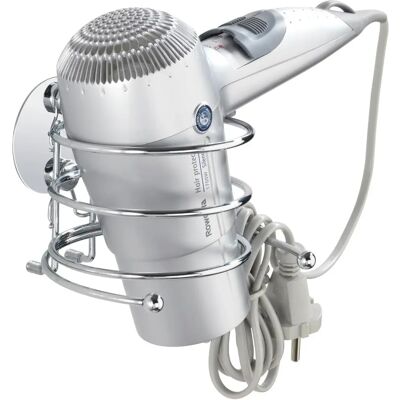 Wenko Turbo-Loc Haardroger Kabelhouder - Staal, Chroom, Wandmontage Wenko Turbo-Loc Haardroger Kabelhouder - Staal, Chroom, Wandmontage