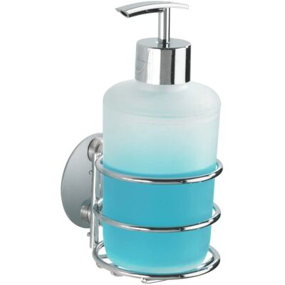 Wenko Turbo-Loc Soap Dispenser - Stainless Steel Wall Bracket 285 ml Wenko Turbo-Loc Soap Dispenser - Stainless Steel Wall Bracket 285 ml