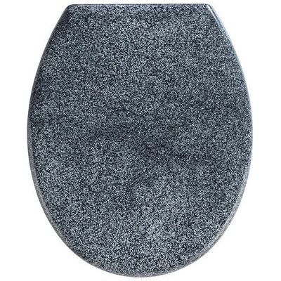 WENKO Siège de WC Premium Ottana - Duroplast Antibactérien, Fermeture Douce, Gris WENKO Siège de WC Premium Ottana - Duroplast Antibactérien, Fermeture Douce, Gris