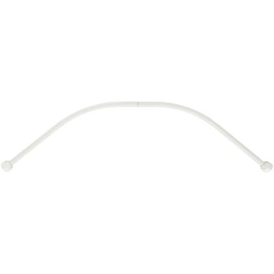 WENKO 19219100 Barre de douche - Blanc - 90x90cm WENKO 19219100 Barre de douche - Blanc - 90x90cm