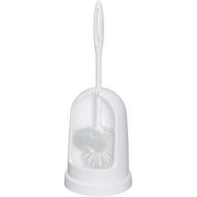 WENKO Toalettborste & Holder - Vit badrumsaccessoarset WENKO Toalettborste & Holder - Vit badrumsaccessoarset