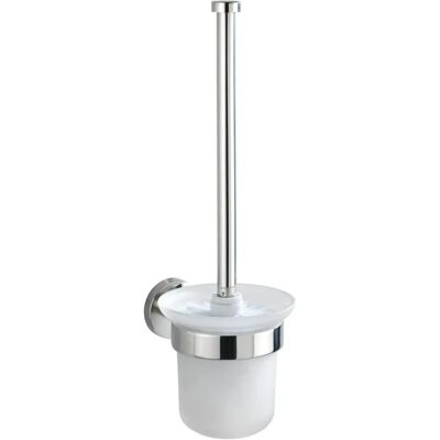 Set perie WC Bosio montat pe perete - Oțel inoxidabil & sticlă opacă Set perie WC Bosio montat pe perete - Oțel inoxidabil & sticlă opacă