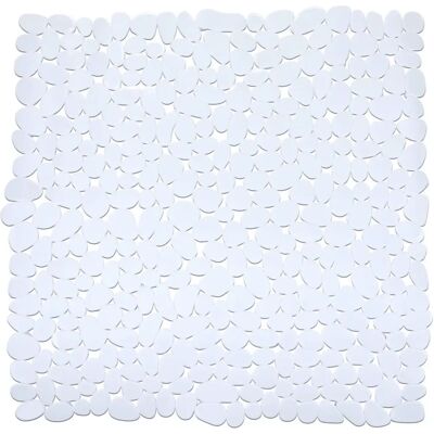 WENKO Paradise Shower Mat - Slip-Resistant, 54x54cm, White WENKO Paradise Shower Mat - Slip-Resistant, 54x54cm, White