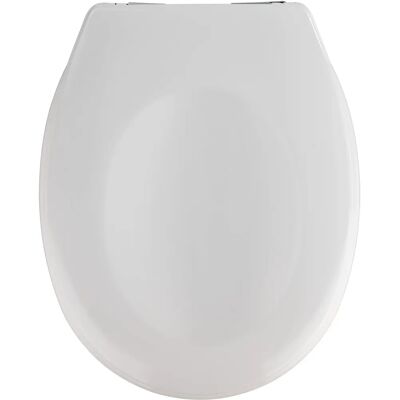 Couvercle WC Savio blanc avec fermeture douce - Siège WC Wenko - Publicité Couvercle WC Savio blanc avec fermeture douce - Siège WC Wenko - Publicité