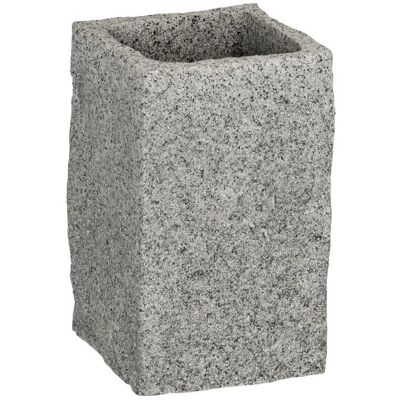 WENKO - 20437100 - Granit - Polyresin - Tandborstskopp WENKO - 20437100 - Granit - Polyresin - Tandborstskopp