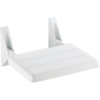 Sedia da doccia pieghevole Wenko Secura - Bianco - Supporto 120kg Sedia da doccia pieghevole Wenko Secura - Bianco - Supporto 120kg