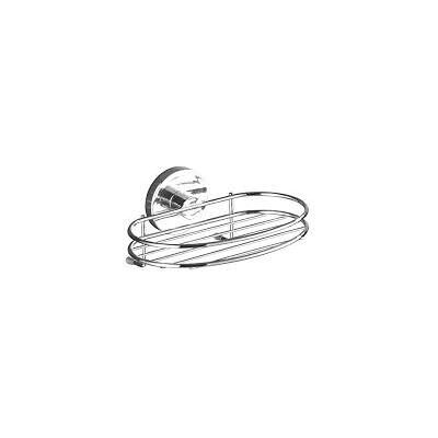 WENKO Chrome Soap Dish - Wall Mount, Repositionable, 33kg Support WENKO Chrome Soap Dish - Wall Mount, Repositionable, 33kg Support