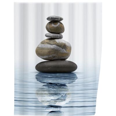WENKO Meditation Duschvorhang - Wasserabweisend Polyester 180x200cm WENKO Meditation Duschvorhang - Wasserabweisend Polyester 180x200cm