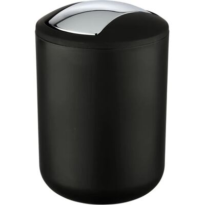 Wenko - Pattumiera bagno, 2L, Nera, Coperchio basculante, Brasil s Wenko - Pattumiera bagno, 2L, Nera, Coperchio basculante, Brasil s