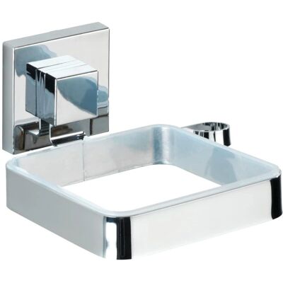 WENKO Quadro Vacuum-Loc Hårfönerhållare - Badrumsaccessoar av Rostfritt Stål WENKO Quadro Vacuum-Loc Hårfönerhållare - Badrumsaccessoar av Rostfritt Stål
