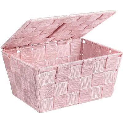 Cestino da bagno rosa Wenko - Piccola scatola organizzatrice Adria Cestino da bagno rosa Wenko - Piccola scatola organizzatrice Adria