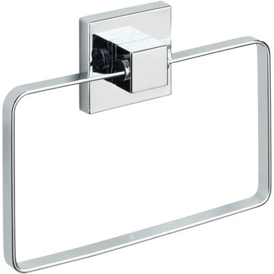 Inel de Prosop WENKO Vacuum-Loc Quadro din Oțel Inoxidabil - Fără Găurire Inel de Prosop WENKO Vacuum-Loc Quadro din Oțel Inoxidabil - Fără Găurire