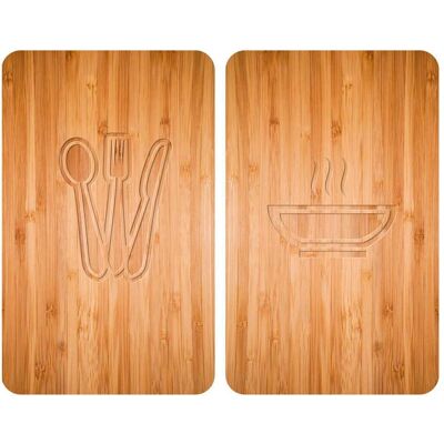Pad de protecție pentru plită beige dreptunghiular - Herdabdeckplatte Pad de protecție pentru plită beige dreptunghiular - Herdabdeckplatte