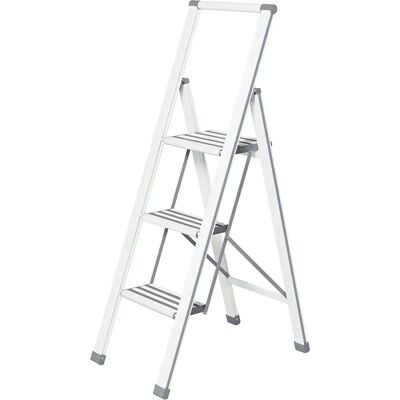 Drabina aluminiowa WENKO - 3 stopnie, składana, 150kg max Drabina aluminiowa WENKO - 3 stopnie, składana, 150kg max