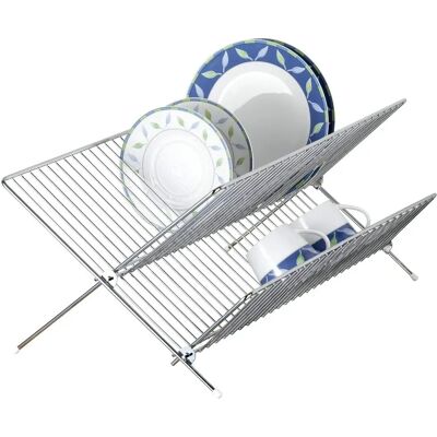 Asciugapiatti WENKO Duo - Acciaio cromato, Argento Asciugapiatti WENKO Duo - Acciaio cromato, Argento