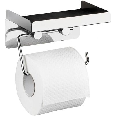 Suport pentru hârtie igienică WENKO din oțel inoxidabil 2-in-1 - Accesorii elegante pentru baie Suport pentru hârtie igienică WENKO din oțel inoxidabil 2-in-1 - Accesorii elegante pentru baie