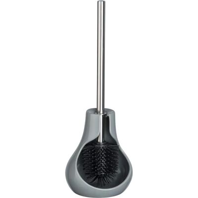 Set perie WC din ceramică - Gri - Tipul toalete Set perie WC din ceramică - Gri - Tipul toalete