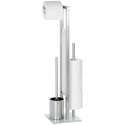 Support pour Papier Toilette et Brosse Rivalta - Acier inoxydable Support pour Papier Toilette et Brosse Rivalta - Acier inoxydable