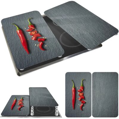 WENKO Cayenne Herdabdeckplatten - Universale Herdschutzplatten-Set WENKO Cayenne Herdabdeckplatten - Universale Herdschutzplatten-Set