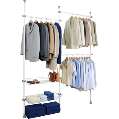 WENKO Herkules Duo - Verstellbares Kleiderschrank-System WENKO Herkules Duo - Verstellbares Kleiderschrank-System