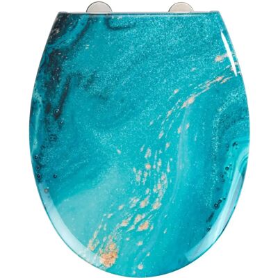 Capac WC Wenko Stream - Duroplast rezistent, închidere lină, colorat Capac WC Wenko Stream - Duroplast rezistent, închidere lină, colorat