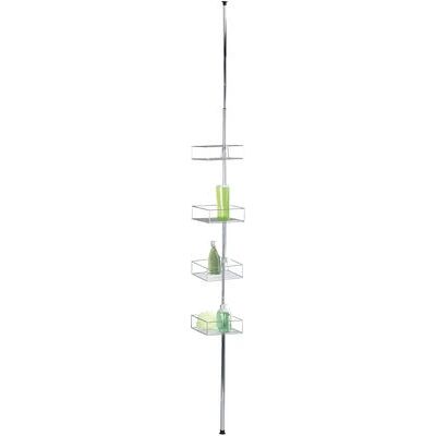 Scaffale Doccia in Acciaio Inox WENKO - Altezza regolabile 65-275cm Scaffale Doccia in Acciaio Inox WENKO - Altezza regolabile 65-275cm
