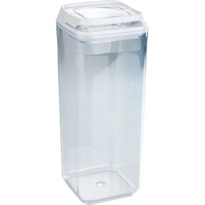 WENKO Voedselopslagcontainer - 1,7L - Luchtdicht, Transparant, Vierkant WENKO Voedselopslagcontainer - 1,7L - Luchtdicht, Transparant, Vierkant