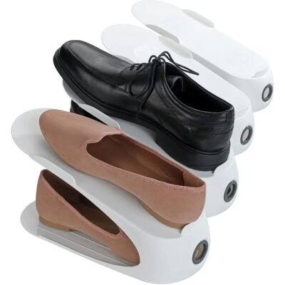 WENKO Shoe Organizer - Compact Storage Solution - Shoe Organizer WENKO Shoe Organizer - Compact Storage Solution - Shoe Organizer