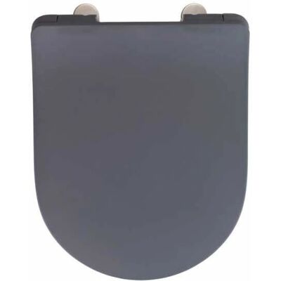 WENKO Sedilo Set de Toaleta - Modern, Fecho Suave, Duroplast Cinza WENKO Sedilo Set de Toaleta - Modern, Fecho Suave, Duroplast Cinza