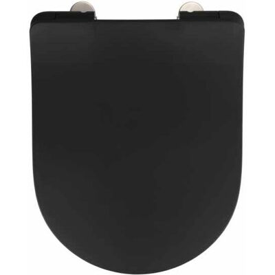 Capac de toaletă moale negru WENKO - Design modern din duroplast Capac de toaletă moale negru WENKO - Design modern din duroplast