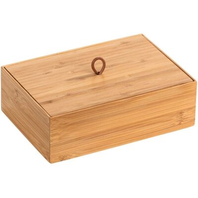 WENKO Storage Box - Bamboo, Beige - Storage Box WENKO Storage Box - Bamboo, Beige - Storage Box